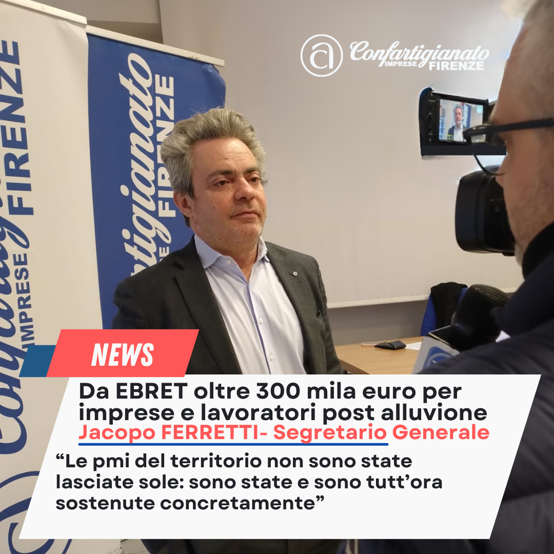 Da Ebret oltre 300 mila euro per imprese e lavoratori post-alluvione