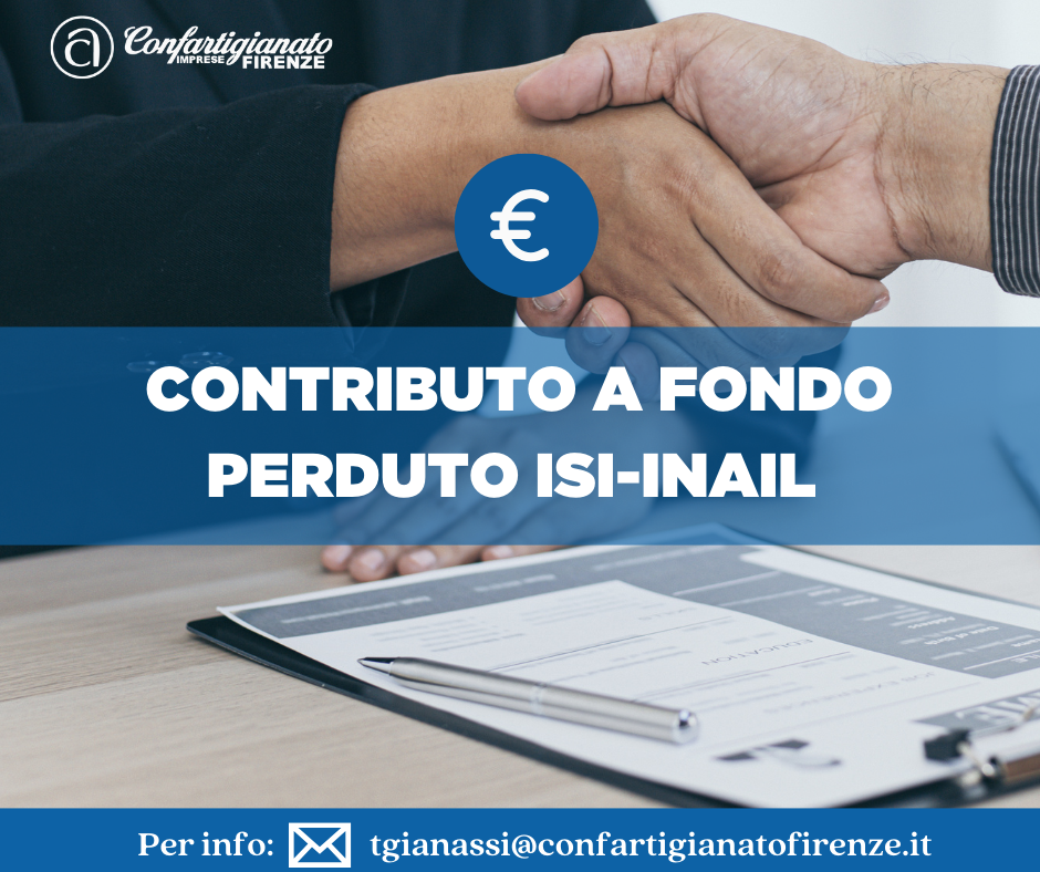 CONTRIBUTO A FONDO PERDUTO ISI-INAIL
